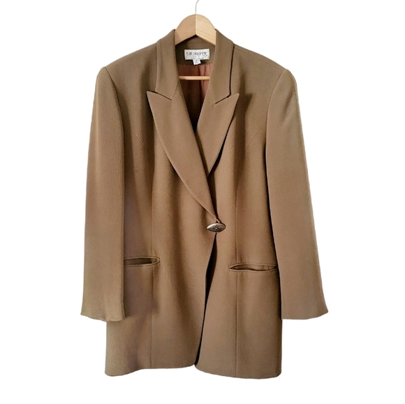 Vintage Giuseppe Collection Gruppo Americano Blazer Size 12 - Picture 1 of 17